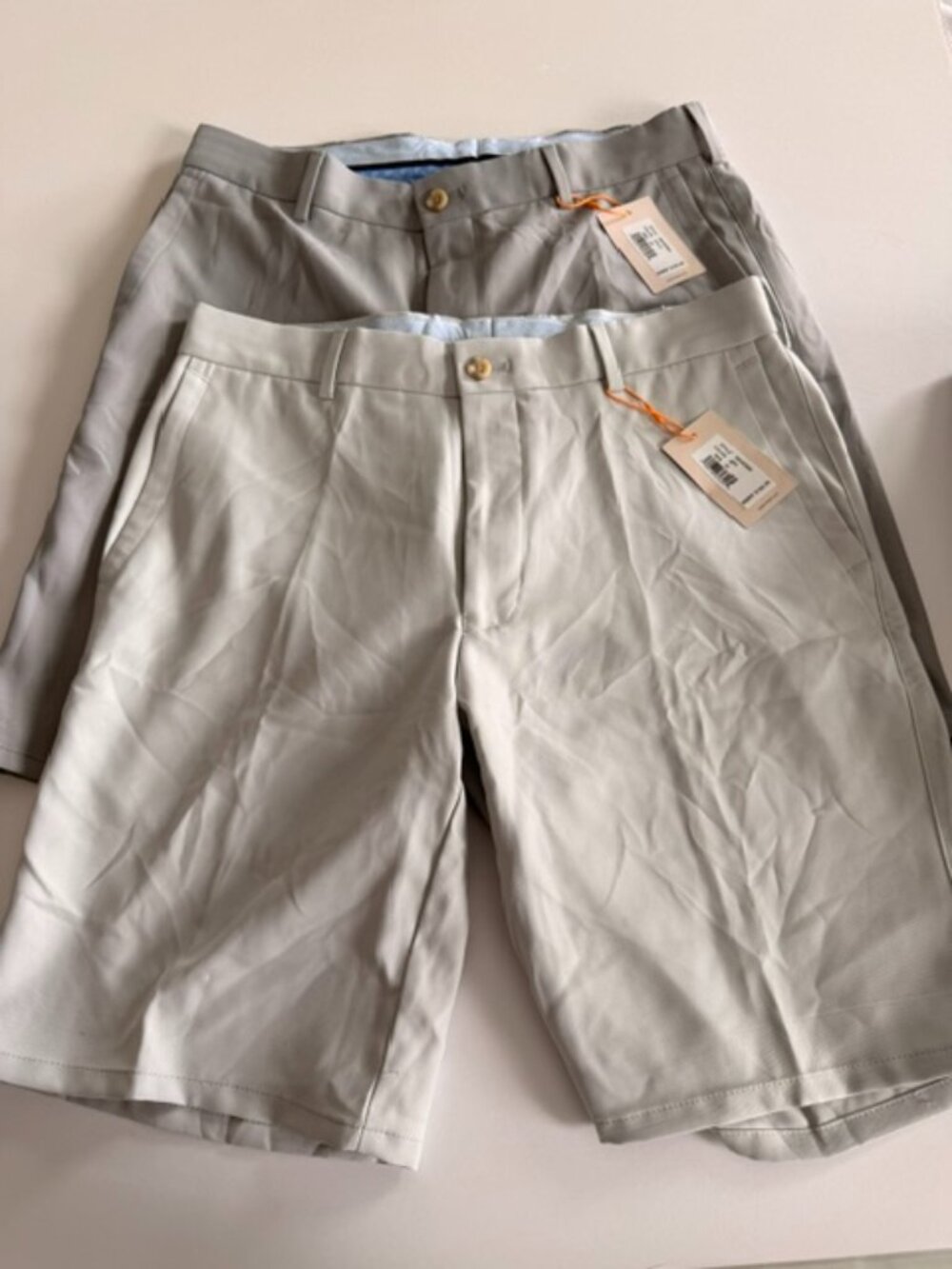 2 Pair Men's Peter Millar Shorts - Size 32 - Gray - NWT
